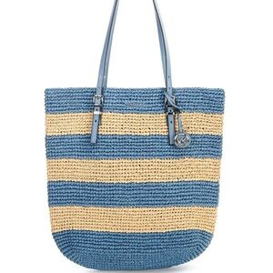 NWT Women’s Michael Kors Quinn Hand Crocheted Tote/Shoulder Bag